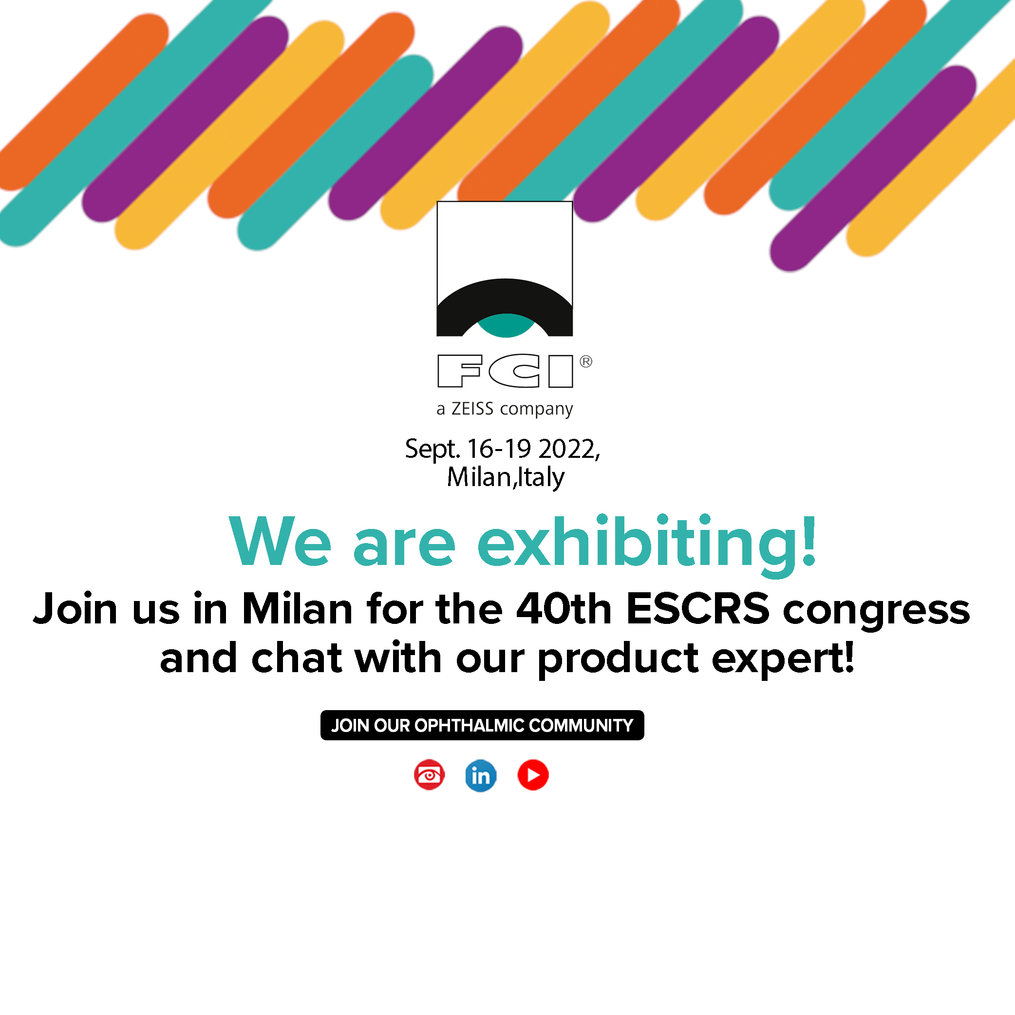 ESCRS 2022 40th European Society Of Cataract & Refractive Surgeons